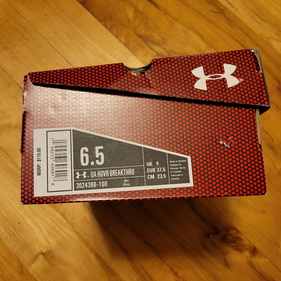 NWT Under Armour HOVR Breakthru Mod grey purple basketball shoes - Picture 5 of 6